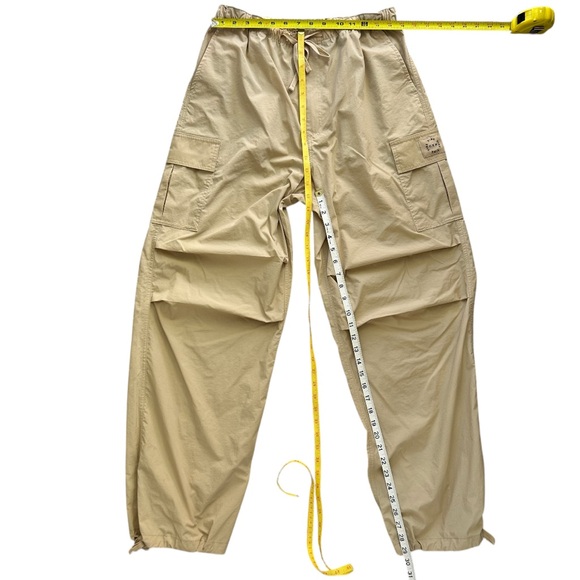 VICTORIA’S SECRET PINK CHLOE X HALLE Women’s Parachute Pants Light Sand M - Picture 4 of 9